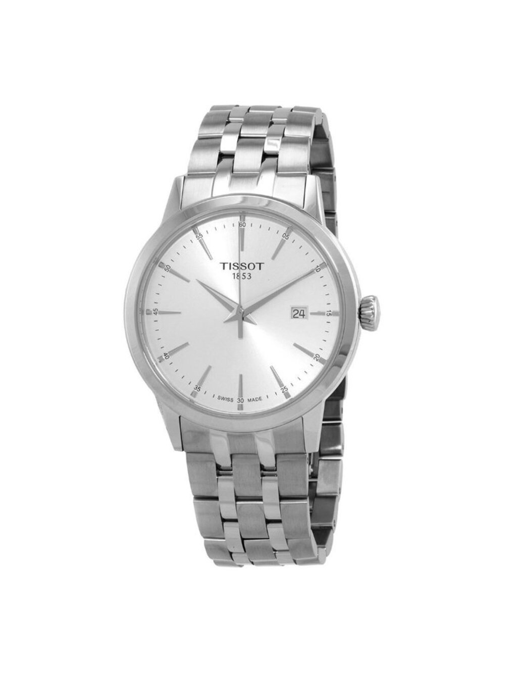 NWT Tissot Classic Dream Quartz Silver Dial Men's Watch